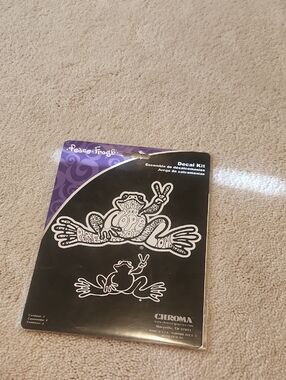 Chromat Peace Frogs Black and White Decorative Decal Kit